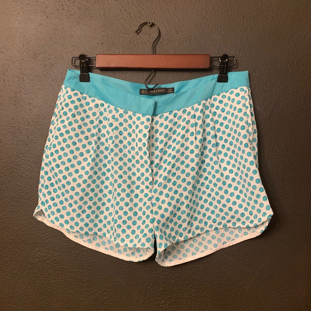 Zara polka dot shorts
